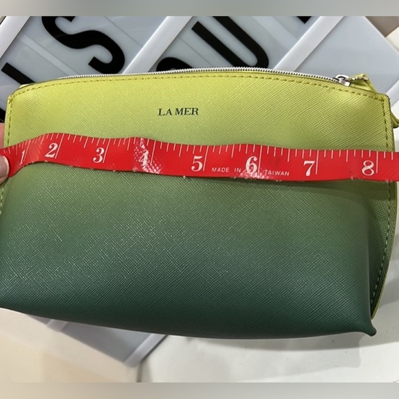 LA MER COSMETIC BAG IN OMBRÉ GREEN - Picture 3 of 4